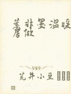 叶非墨温暖在厨房做