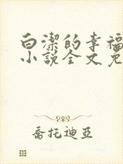 白洁的幸福生活小说全文免费笔趣阁阅读
