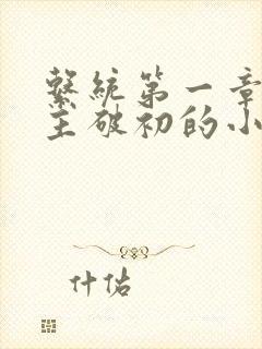 系统第一章给宿主破初的小说