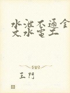 水泄不通金银原文水电工