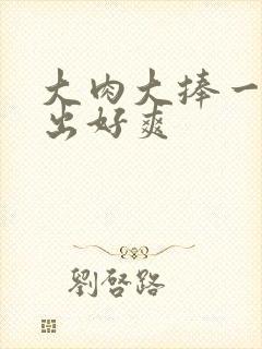 大肉大捧一进一出好爽