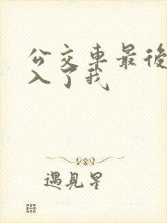 公交车最后一排入了我