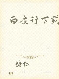 白夜行下载