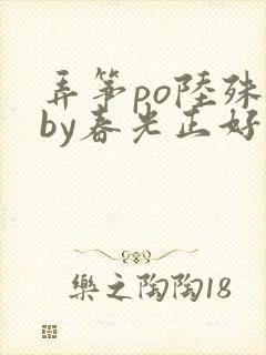 弄筝po陆殊词by春光正好