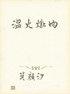 温火炖肉
