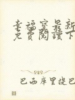 幸福宝最新章节免费阅读下载