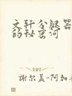 文轩分腿器河马的秘密河