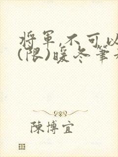 将军,不可以!(限)暖冬笔趣阁免费阅读