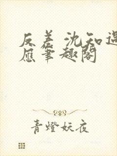 反差 沈知遇晏应笔趣阁