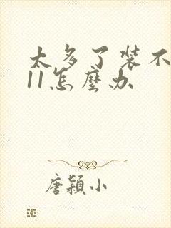 太多了装不下h11怎么办