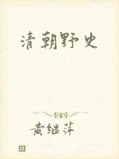 清朝野史