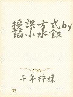 授课方式by肉馅小水饺
