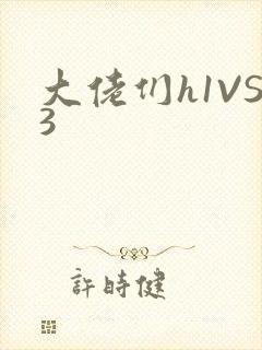 大佬们h1VS3