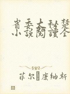 省委大秘楚东恒小说阅读全文