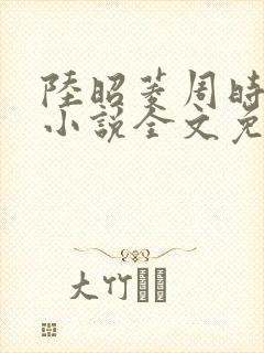 陆昭菱周时阅的小说全文免费阅读