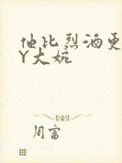 他比烈酒更撩BY大婉