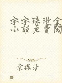 字字珠玑金银花小说免费阅读