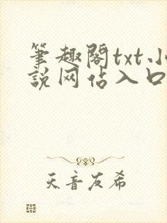 笔趣阁txt小说网站入口