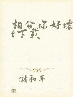 相公你好坏txt下载