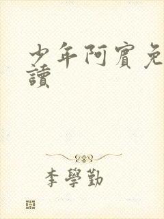 少年阿宾免费阅读