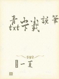 青山小说笔趣阁txt下载