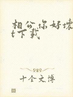 相公你好坏txt下载