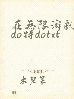 在无限游戏大里do特dotxt