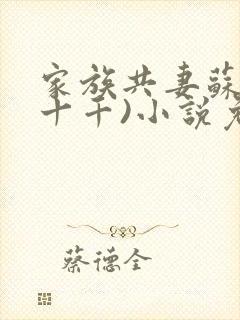 家族共妻苏苏(十千)小说免费