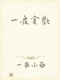 一夜贪欢