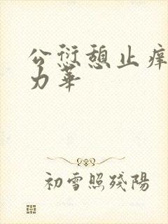 公愆憩止痒古悦力华