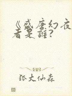 《盛唐幻夜》作者是谁?