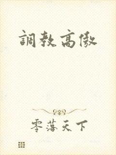 调教高傲