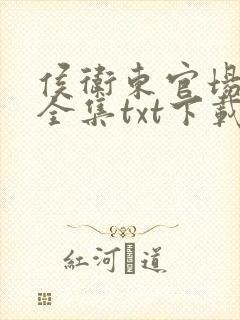 侯卫东官场笔记全集txt下载