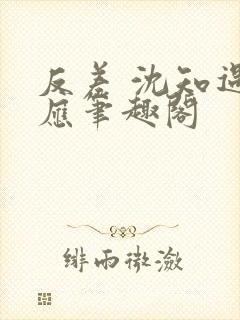 反差 沈知遇晏应笔趣阁