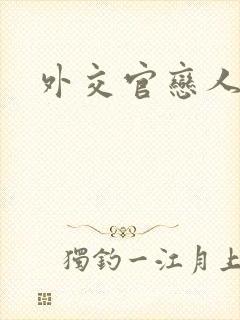 外交官恋人小说