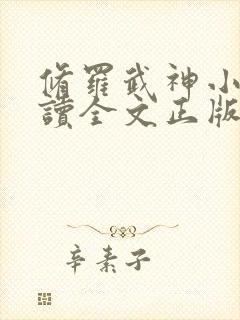 修罗武神小说阅读全文正版