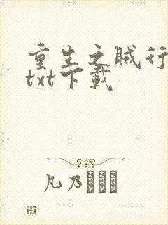 重生之贼行天下txt下载