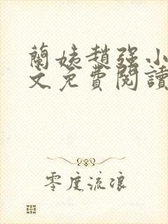 兰姨赵强小说全文免费阅读