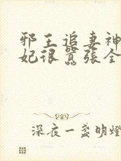 邪王追妻神医狂妃很嚣张全文免费