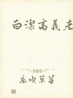白洁高义老七