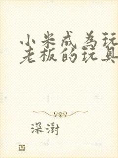 小米成为玩具店老板的玩具