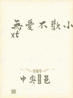 无爱不欢小说txt