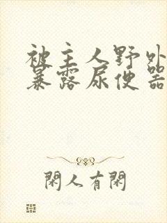 被主人野外调教暴露尿便器