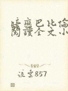 暗恋巴比伦免费阅读全文小说