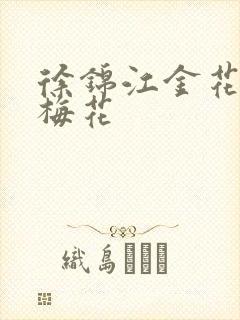 徐锦江金花瓶楷梅花