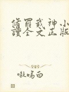 修罗武神小说阅读全文正版