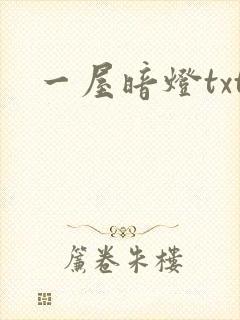 一屋暗灯txt