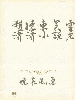 赵晓东吴雪晴王潇潇小说免费阅读