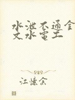 水泄不通金银原文水电工