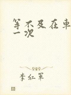 等不及在车里做一次